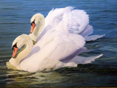 Betty Anderson, Serenity, Oil on Canvas, 23.5" x 35.5"