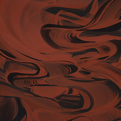 Sans titre, pigment et medium acrylique sur toile, 60 X 60 cm, 2020