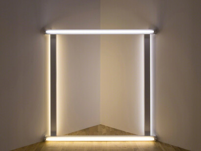 Dan Flavin. Courtesy of Mana Contemporary