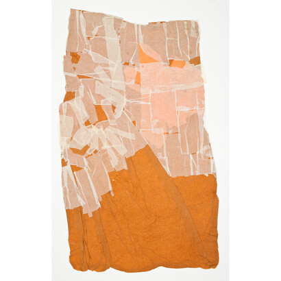 Geta Brătescu, born 1926, Costume for Ephemeral Celebrations 1987, Collage, tempera on paper, 940 x 610 mm © Ivan Gallery, Bucharest and Galerie Barbara Weiss, Berlin. Photo: Stefan Sava
 
