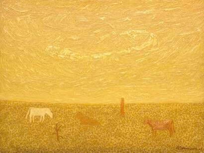 Alfredo Spampinato, Oro en el campo. Cortesía de Calvaresi