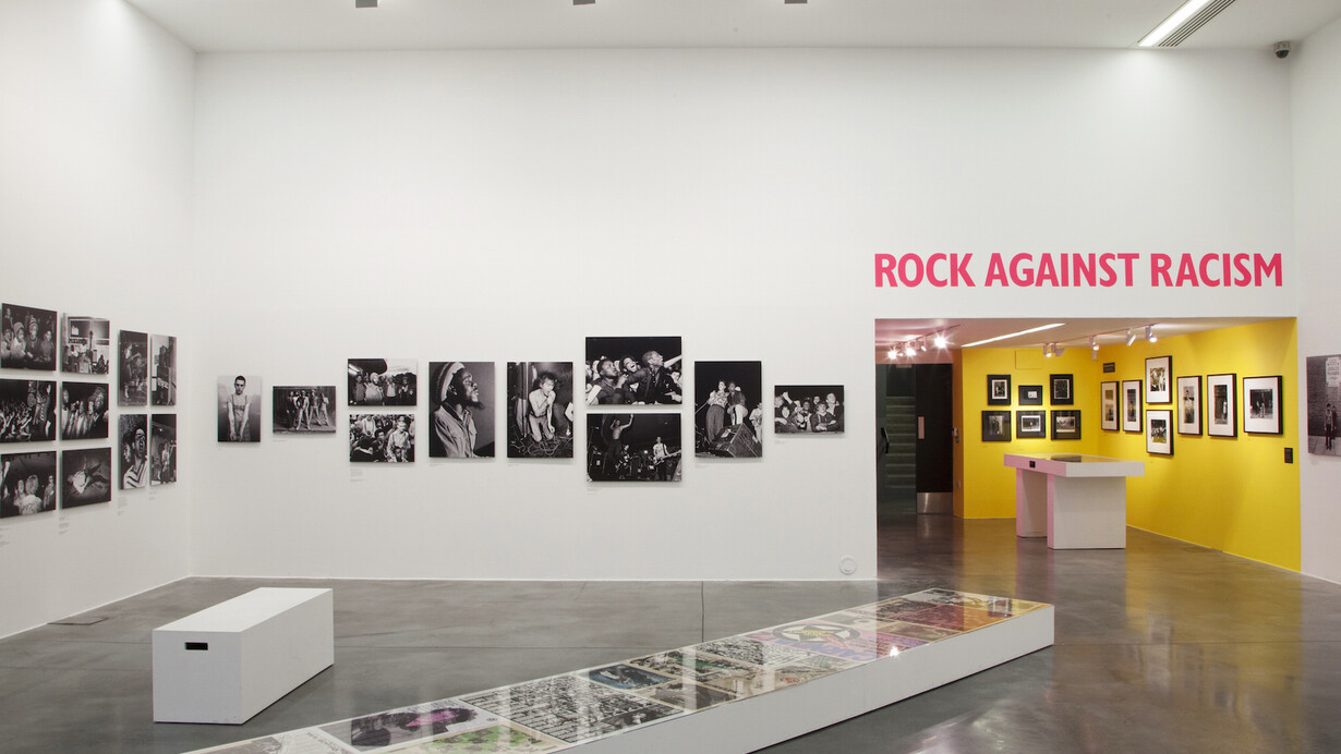 Syd Shelton. Rock Against Racism. Exhibition Installation View, Rivington Place Gallery, 2015
