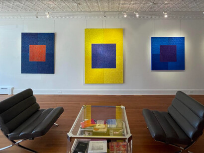 Louise P. Sloane at the M&M Fine Art, Southhampton, installation view. Courtesy of Spanierman Modern and M&M Gallery