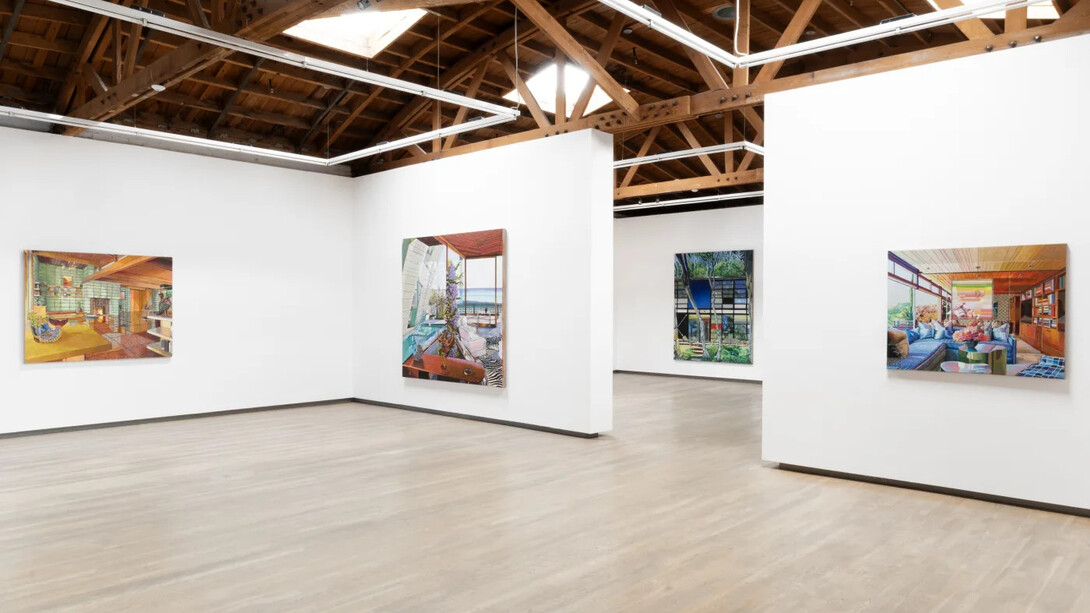 JJ Manford, Jacaranda june, exhibition view. Courtesy of Nazarian / Curcio Gallery