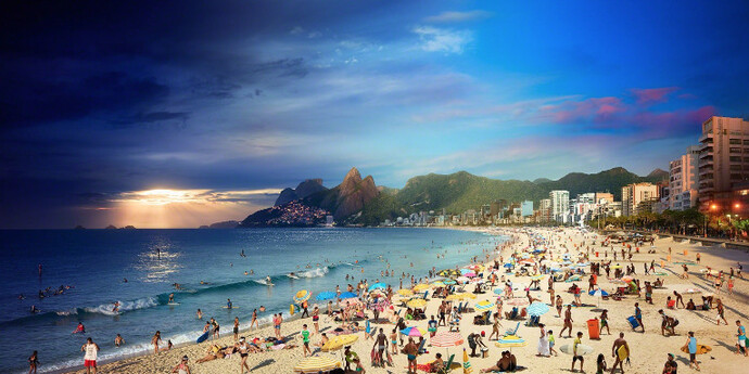 Day to Night. Courtesy of Bryce Wolkowitz Gallery