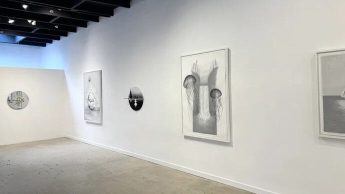 Arminée Chahbazian and Minami Oya, Mirrored dreams, exhibition view. Courtesy of the Tint Gallery