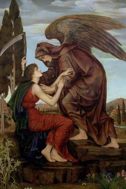 Ángel de la muerte de Evelyn De Morgan