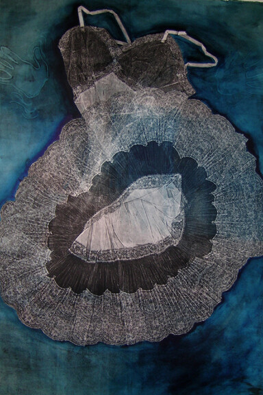 Barbara Elam, Ginger, mixed media, 30x44 inches