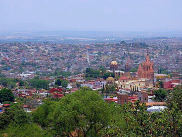 The church originally existed in the 1600s, but it looked much simpler, more like a typical colonial Mexican parish church with a plain façade