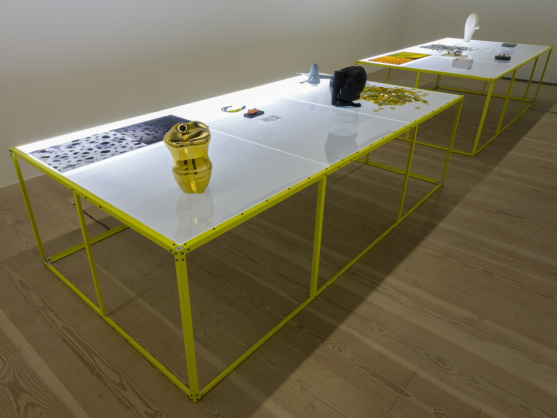 Hannah Sawtell, #Standardiser_Fragment, 2014, Focal Point Gallery, installation view, courtesy Focal Point Gallery, Southend on Sea