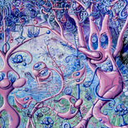 Kenny Scharf (detail), Jungla. Courtesy of Museo Thyssen-Bornemisza