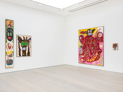 Jack Kabangu, Barndommens drømme, exhibition view. Courtesy of Beers
