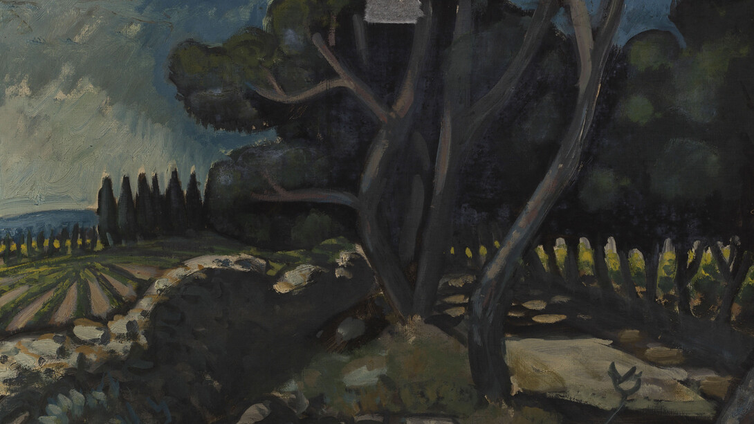 Auguste Elysée Chabaud, Paysage de provence (detail), vers 1930. Courtesy of Musée Marmottan Monet