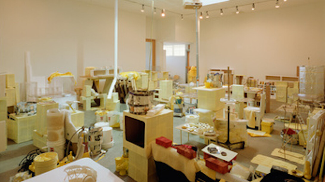 Installation view, 'Jason Rhoades. Tijuanatanjierchandelier,' CAC Centro de Arte Contemporaneo, Malaga,, Spain, 2006 © The Estate of Jason Rhoades . Courtesy the estate, Hauser & Wirth, and David Zwirner