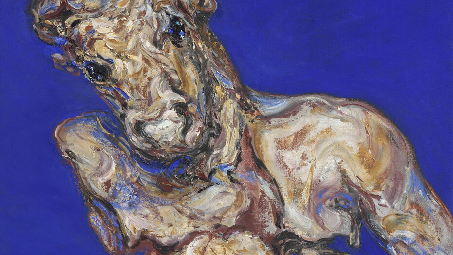 Maggi Hambling, Minotaur (detail), oil on canvas, 2008-2015, 34 x 28 in