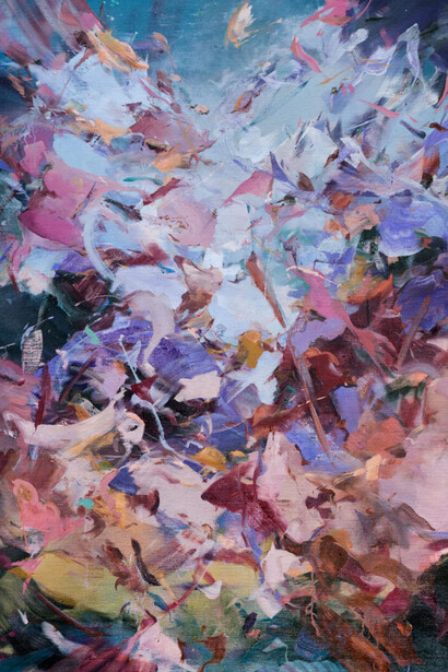 Eric Uhlir, Such hopes that roam so freely (detail), 2025. Courtesy of Winston Wächter Fine Art