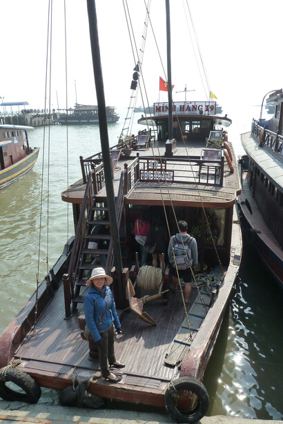 Ha Long Bay, barco. Fotografia Tatiana Sato