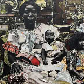 Stan Squirewell, Hot curlers and vaseline (detail), 2025. Courtesy of Claire Oliver Gallery