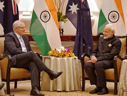 Prime Minister meets Scott Morrison, Prime Minister of Australia in Singapore