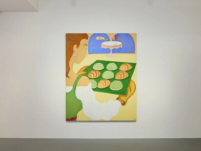 Maria Farrar, Milk, exhibition view. Courtesy of Ota Fine Arts