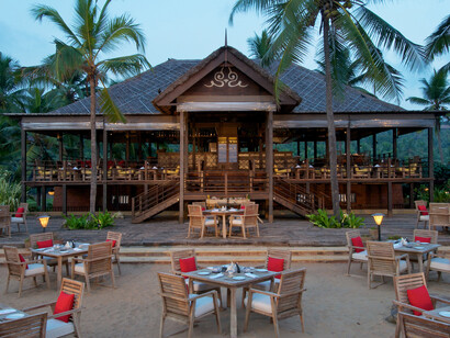 Bait 1. Restaurant at The Taj Kovalam