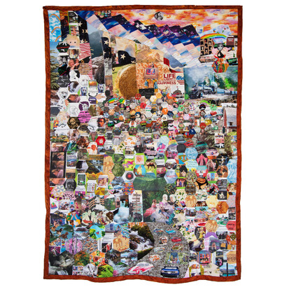 Lauren Gregory, The State of Tennessee, 2023, cotton, batting, and thread, 86x61.5 inches. Courtesy the artist and Red Arrow Gallery