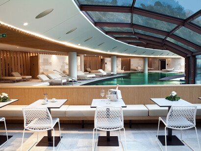 Il bar della SPA di Portopiccolo
