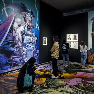 Superheroes, exhibition view. Courtesy of NRW-Forum