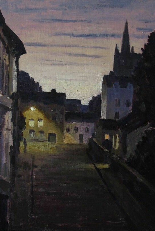 Marc Chalmé, Marc Chalmé, Le Couloir, 53" x 38"