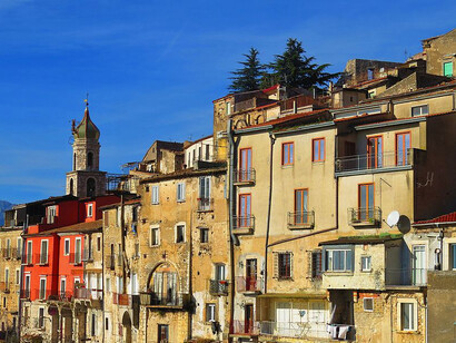 Guardia Sanframondi, Campania, Italia. Il rito dei Battenti di Guardia Sanframondi, un'antica manifestazione religiosa che si celebra ogni sette anni in onore della Madonna dell'Assunta