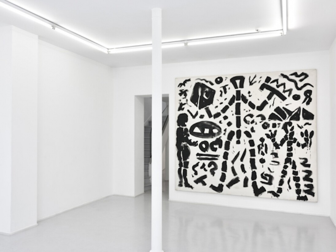 A travers A.R. Penck, Exhibition view. Courtesy of Suzanne Tarasieve 