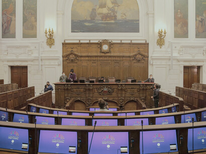 Pleno de la Convención Constitucional encargada de presentar a la ciudadanía chilena una Nueva Constitución