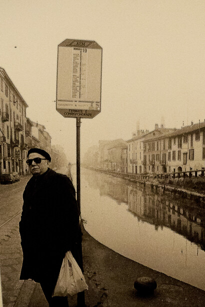 Fermata ATM sul Naviglio grande