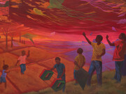 Dominic Chambers, Wonder in morning half light (detail), 2025. Courtesy of Timothy Taylor Gallery