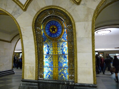 Novoslobodskaya, Metropolitana di Mosca, Russia