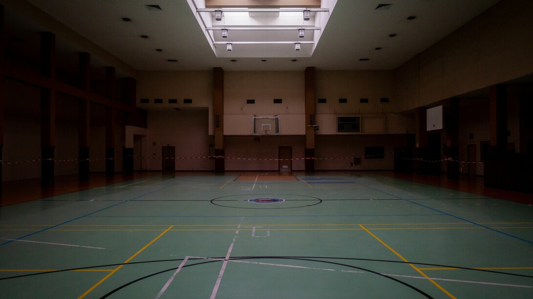Pavilhão esportivo