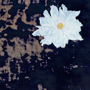 Melanie Miller, Tree Peony, 2014-2015, oil on gessoed board, 40 x 40 cm