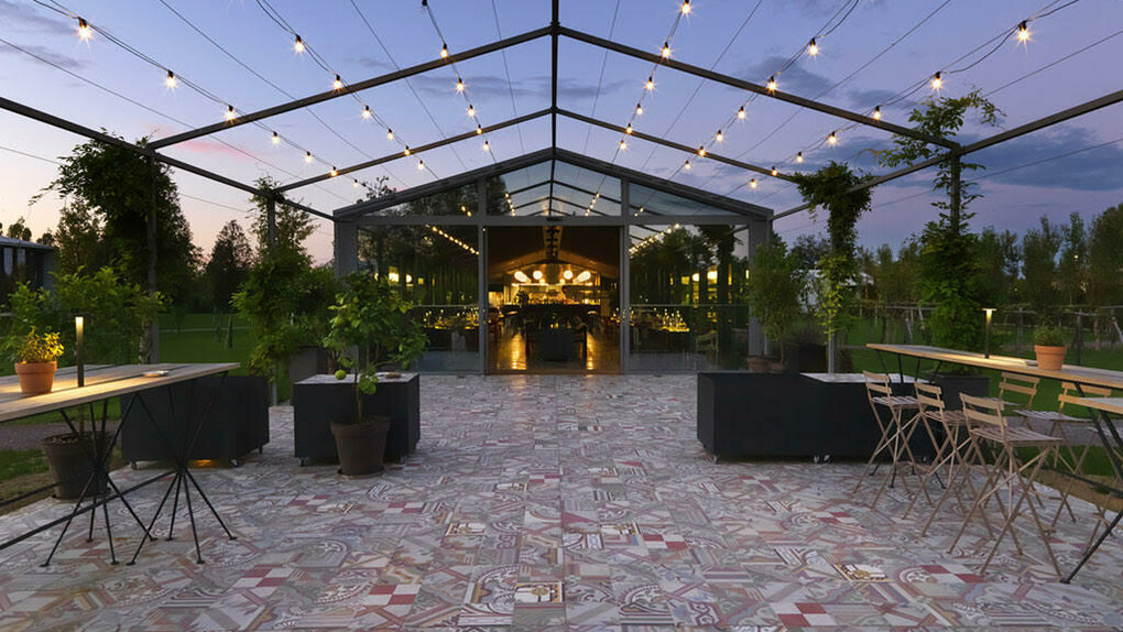 Pavimentazione con cementine