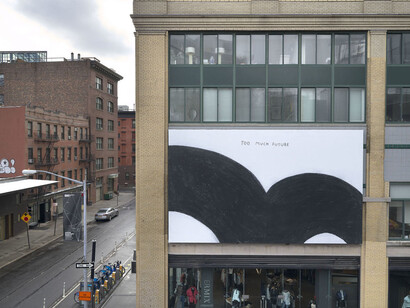 Christine Sun Kim (b. 1980), Too Much Future, 2017 (installation view, Whitney Museum of American Art, New York, January 29, 2018–). Collection of the artist. Photograph by Ron Amstutz