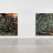 Anselm Kiefer, Seal my ears shut and I shall hear you still, exhibition view. Courtesy of Gagosian