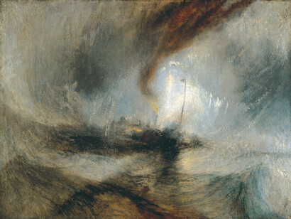William Turner. 'Battello a vapore al largo di Harbour's Mouth' (1842); olio su tela, 91,5×122 cm, Tate Britain, Londra