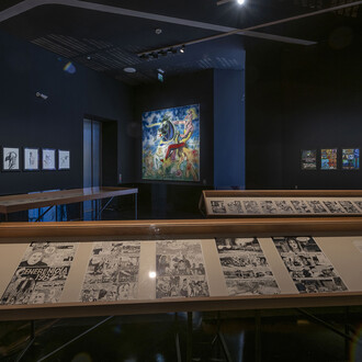 Andrea Pazienza, Non sempre si muore, veduta della mostra. Cortesia di Maxxi