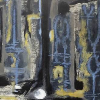 Dusti Bongé, Swamp at night (detail), 1952. Courtesy of Ogden Museum of Southern Art