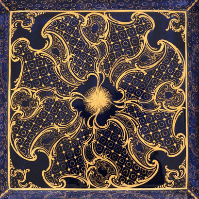 Sèvres Porcelain Manufactory, Vincent Taillandier, Tray (detail), c. 1755. Courtesy of NOMA