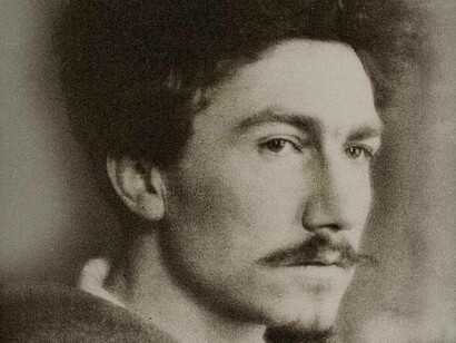 Ezra Pound fotografato da Alvin Langdon Coburn, 1913, tecnica della collotipia, National Portrait Gallery