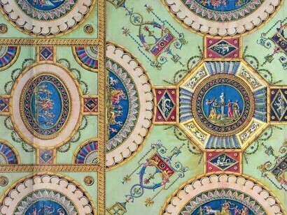 Soffitto del salone a Northumberland House
