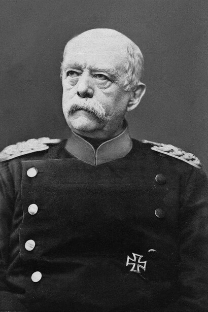 Die Geschichte des modernen Deutschlands beginnt mit der Gründung des Deutschen Reiches. Bild: Otto von Bismark. Aufnahme um 1885