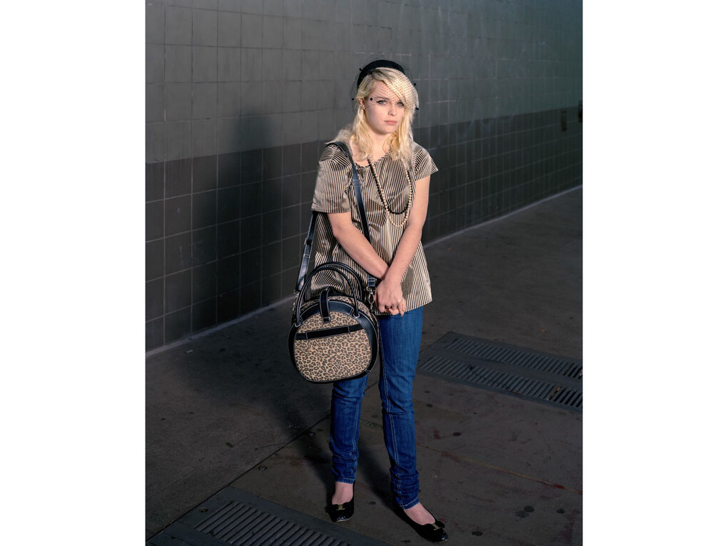 Doug Hall, Girl with the Leopard-Skin Bag, San Francisco, 2010 ©Doug Hall/Courtesy of Bonni Benrubi Gallery, NYC
