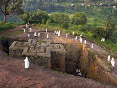 Temple at Yeha, possible capital of D'mt, Ethiopia, 8th century BC 