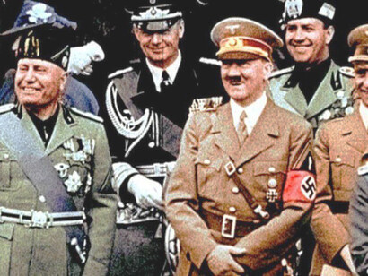 1938, Benito Mussolini e Adolf Hitler
